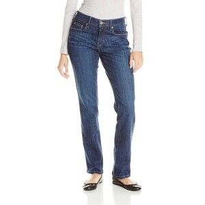 Levi's Women's 505 Mid Rise Straight Leg Medium Wash Denim Jeans Size 10